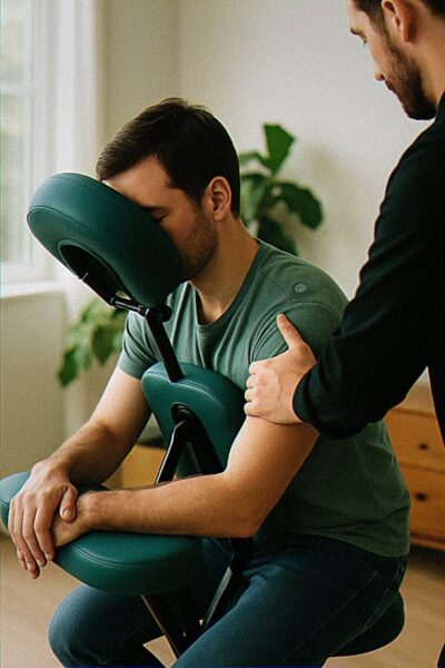 Massage express du haut du corps à Sceaux